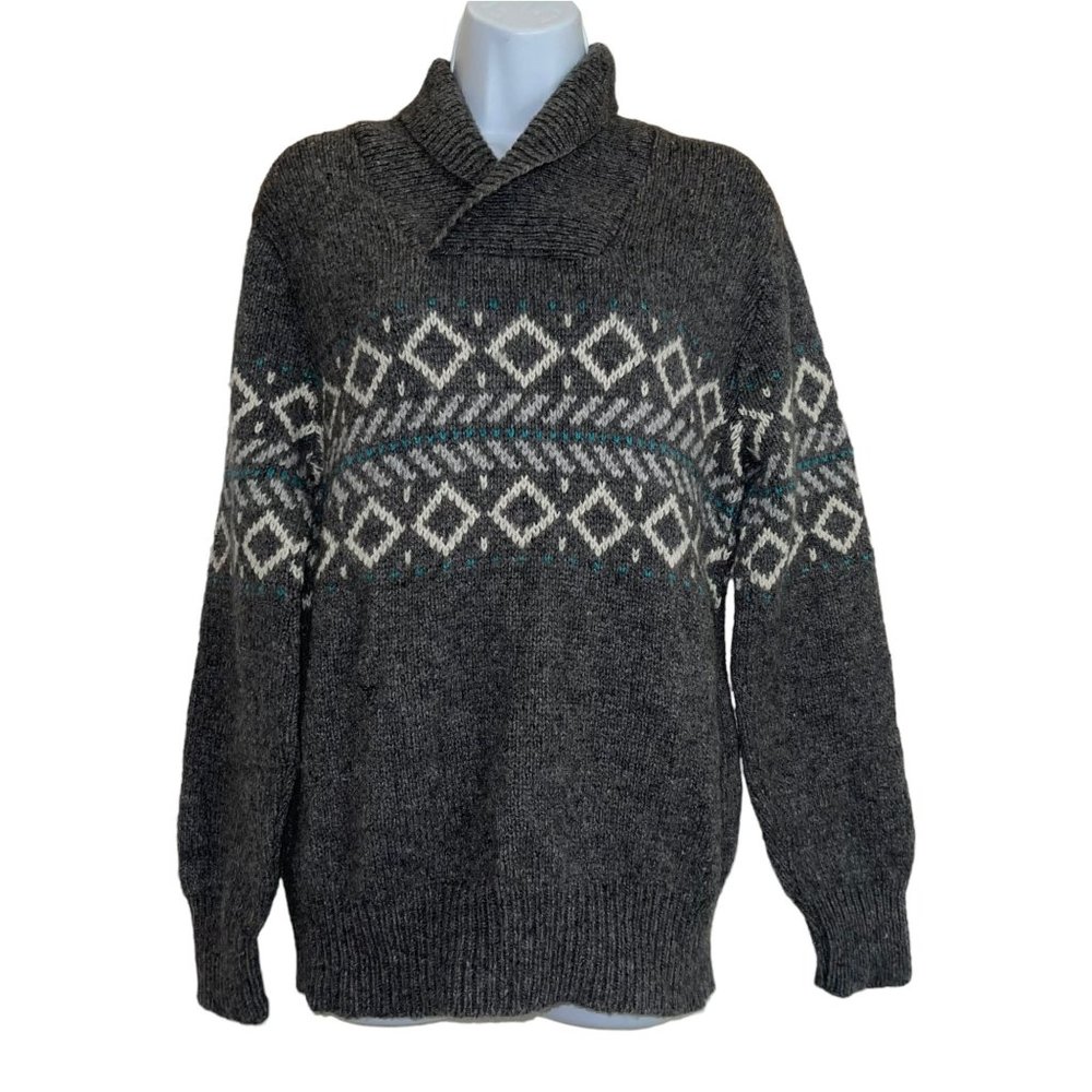 Vintage High Sierra Pullover Sweater Womens Small Turtleneck Nordic Retro Wool